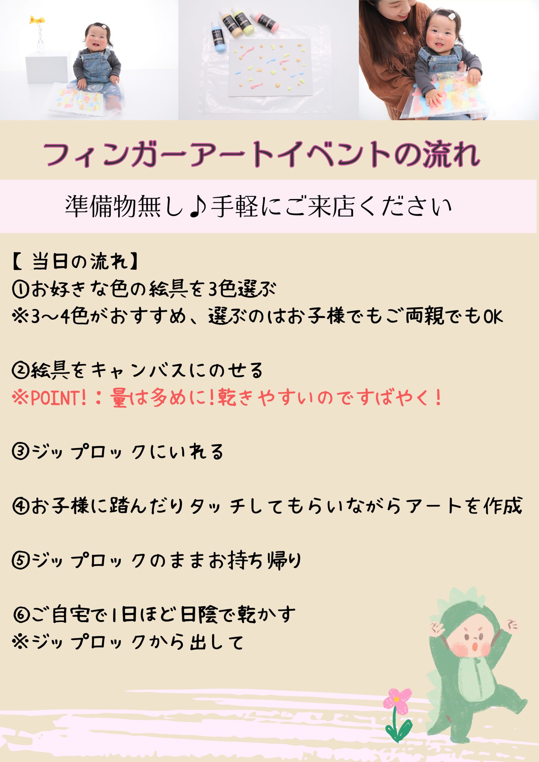 フィンガーアートプラン
