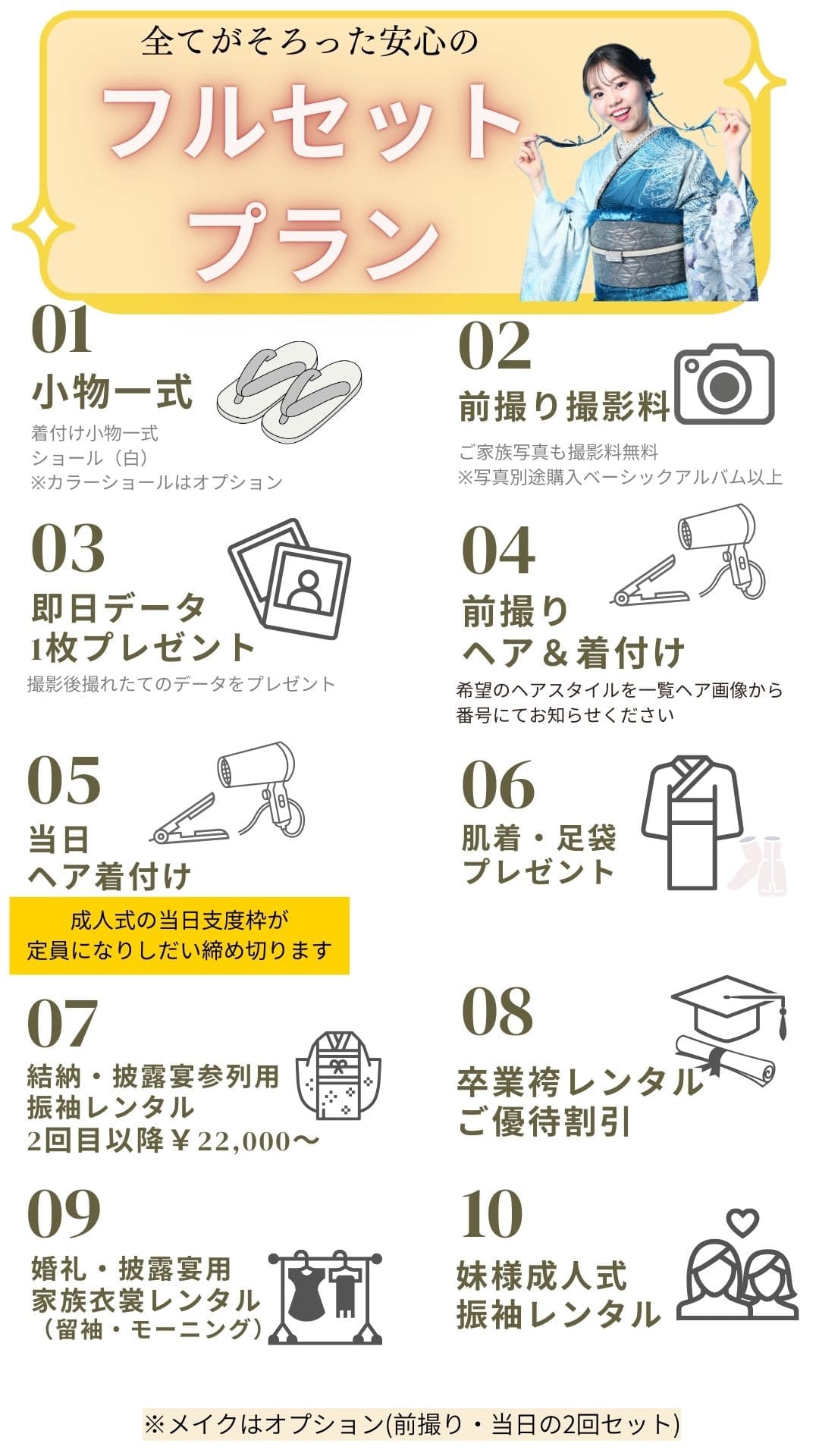 成人キャンペーン特典