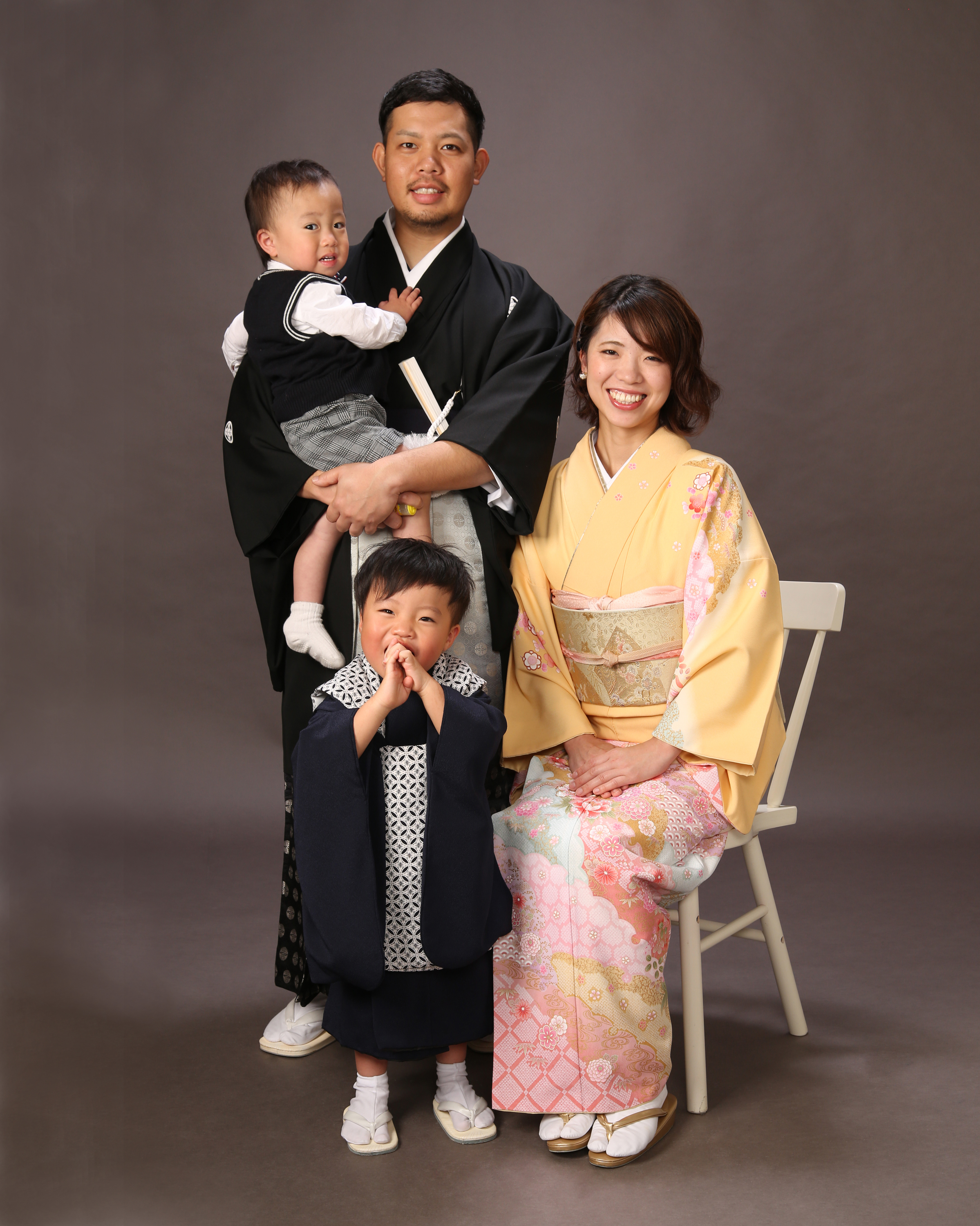 家族でお着物着て七五三 ブログ 熊本の写真館 レンタル衣裳フェスティーボ 成人式 卒業式 七五三 ウェディング